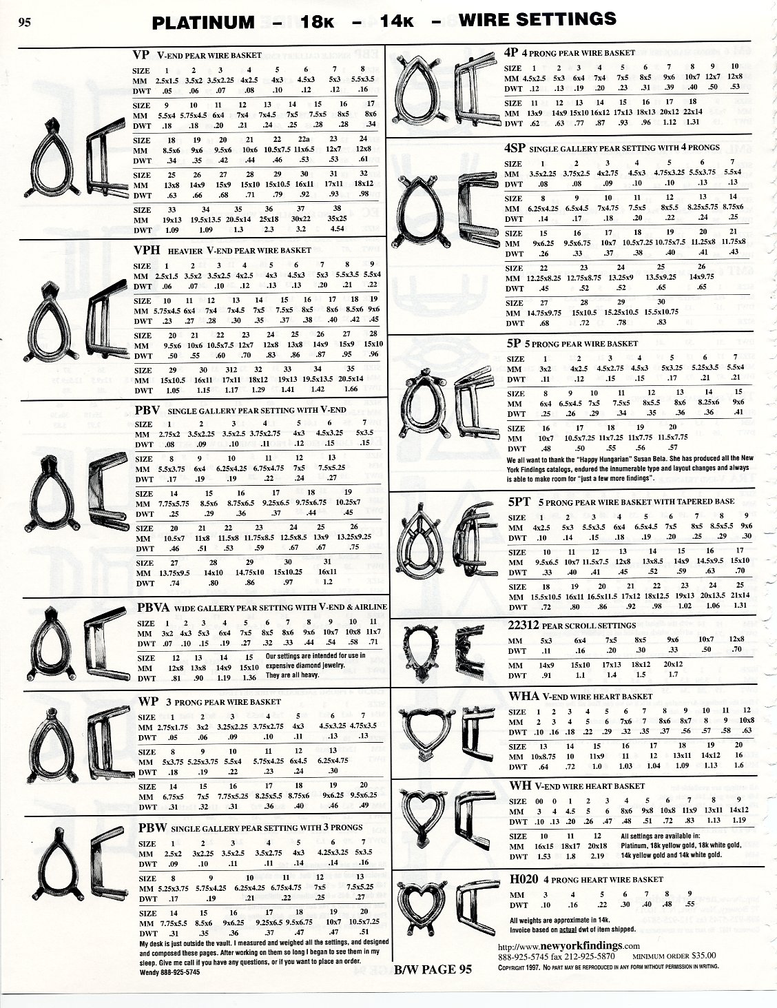 Yellow Findings Catalog